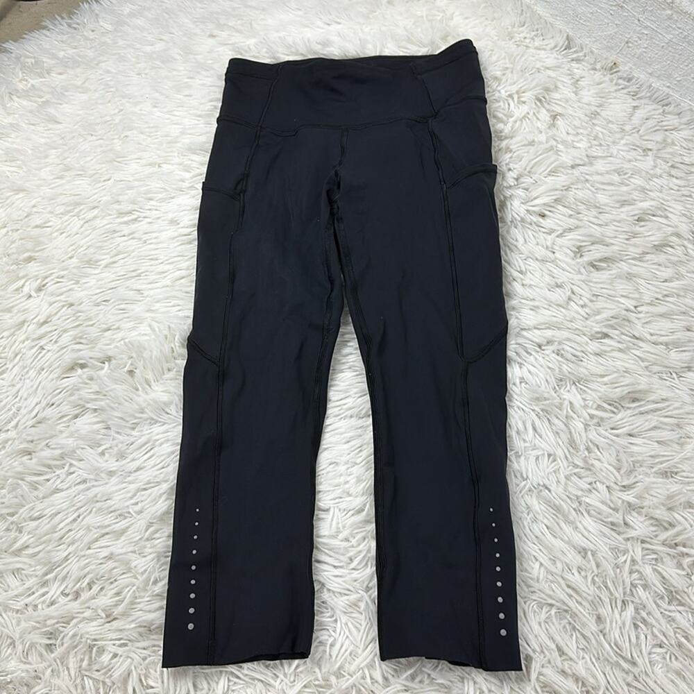 Lululemon Fast & Free Crop (19") Black